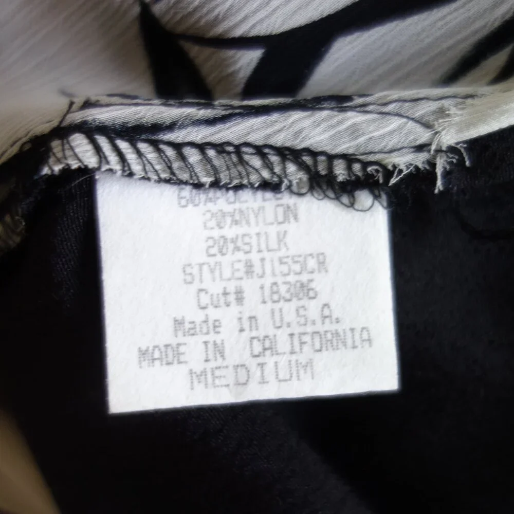 NWT Vtg SPENCER ALEXIS Mixed Fabric Kimono Jacket – Med - Picture 6 of 8